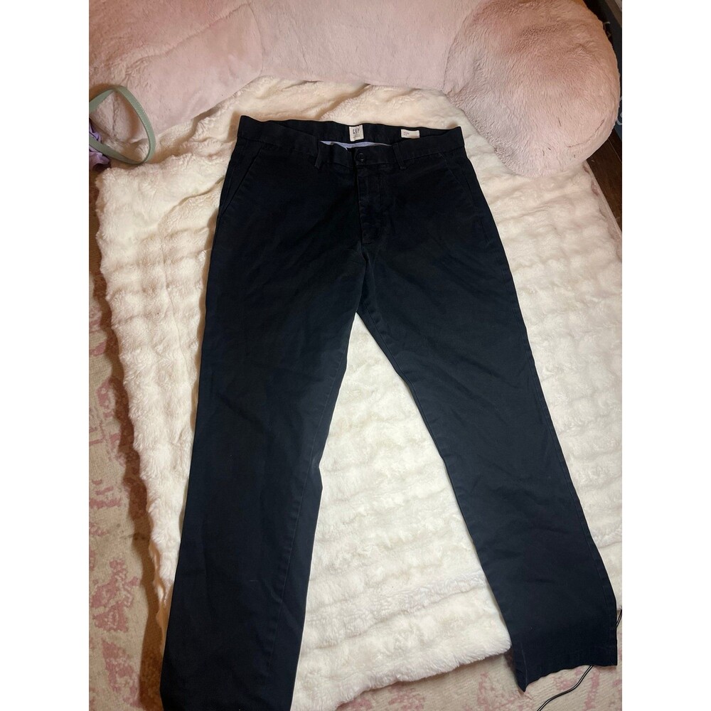 GAP mens slim black pants